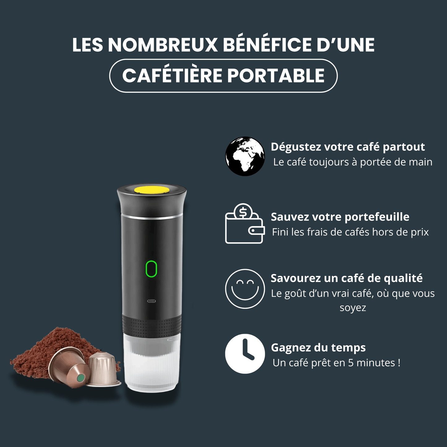 Cafetière portable - Ma boutique